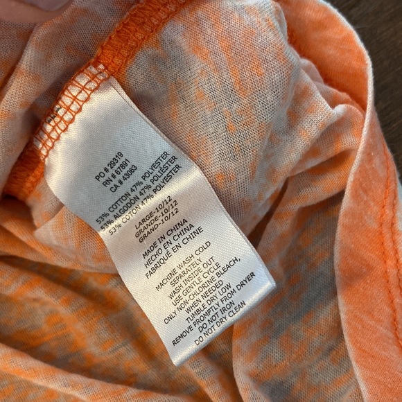 GIRLS San Francisco Giants burnout tee 10/12 (runs big) - Picture 4 of 7